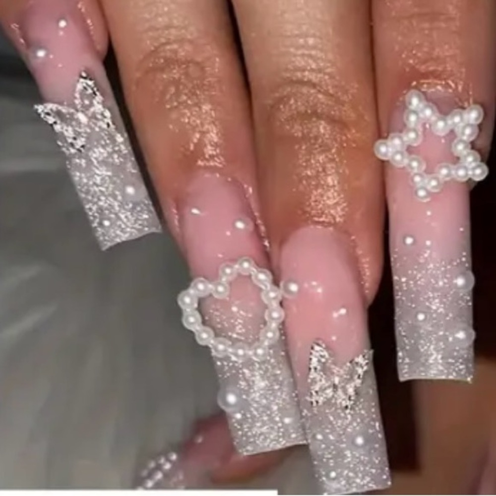 New 24 pc false nails